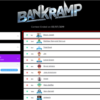No. 1 for BankRamp Launch No. 1 for BankRamp Launch