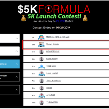 No. 2 for 5k Formula Launch No. 2 for 5k Formula Launch