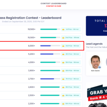 Master Class Registration Contest 3rd Place Master Class Registration Contest 3rd Place